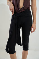 Tie Waist Capri Pants