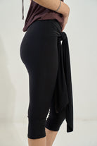 Tie Waist Capri Pants