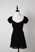 Black Sun Exclusive-Dot Mini Dress