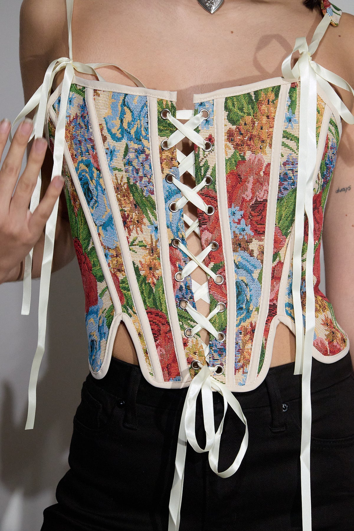 Vintage Garden Corset Top