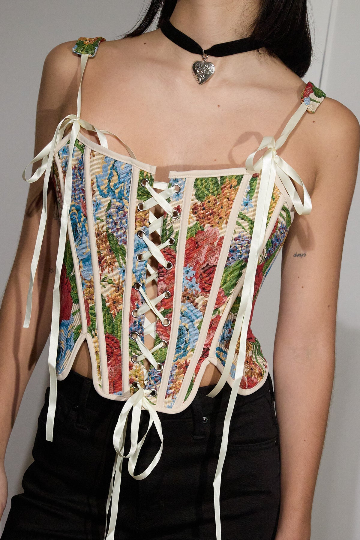 Vintage Garden Corset Top