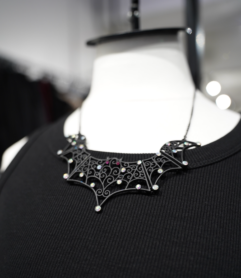 Gothic Bat Wings Necklace